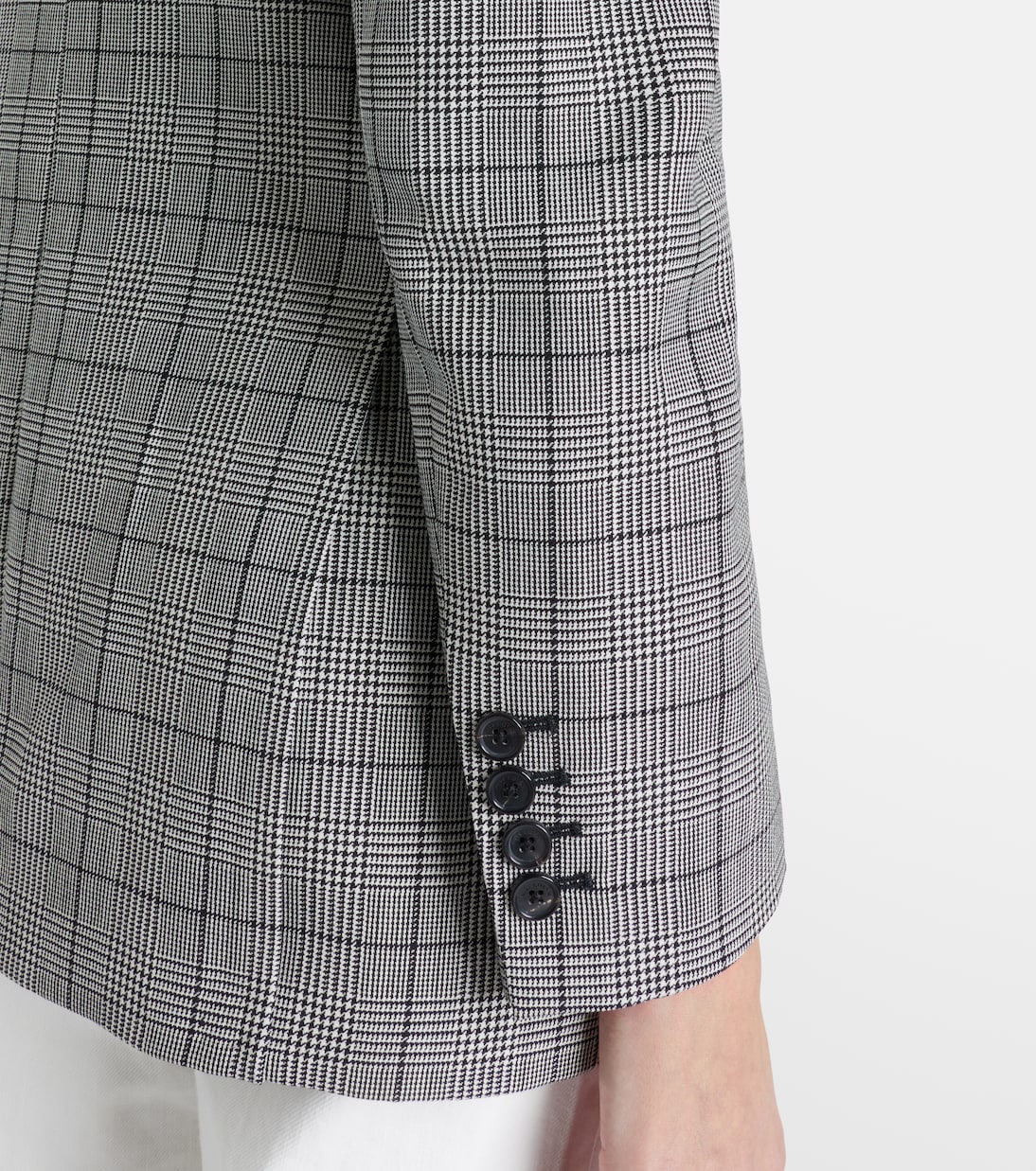 Weston plaid virgin wool blazer  | Nili Lotan