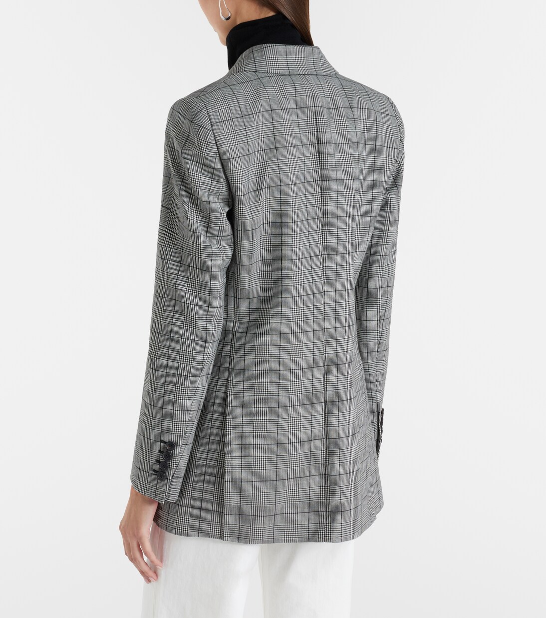 Weston plaid virgin wool blazer  | Nili Lotan