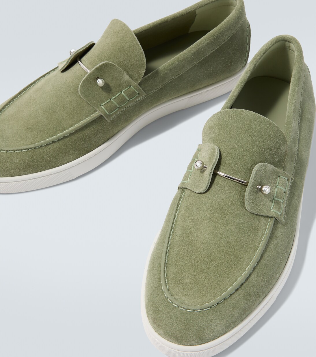 Chambeliboat suede slip-on shoes | Christian Louboutin