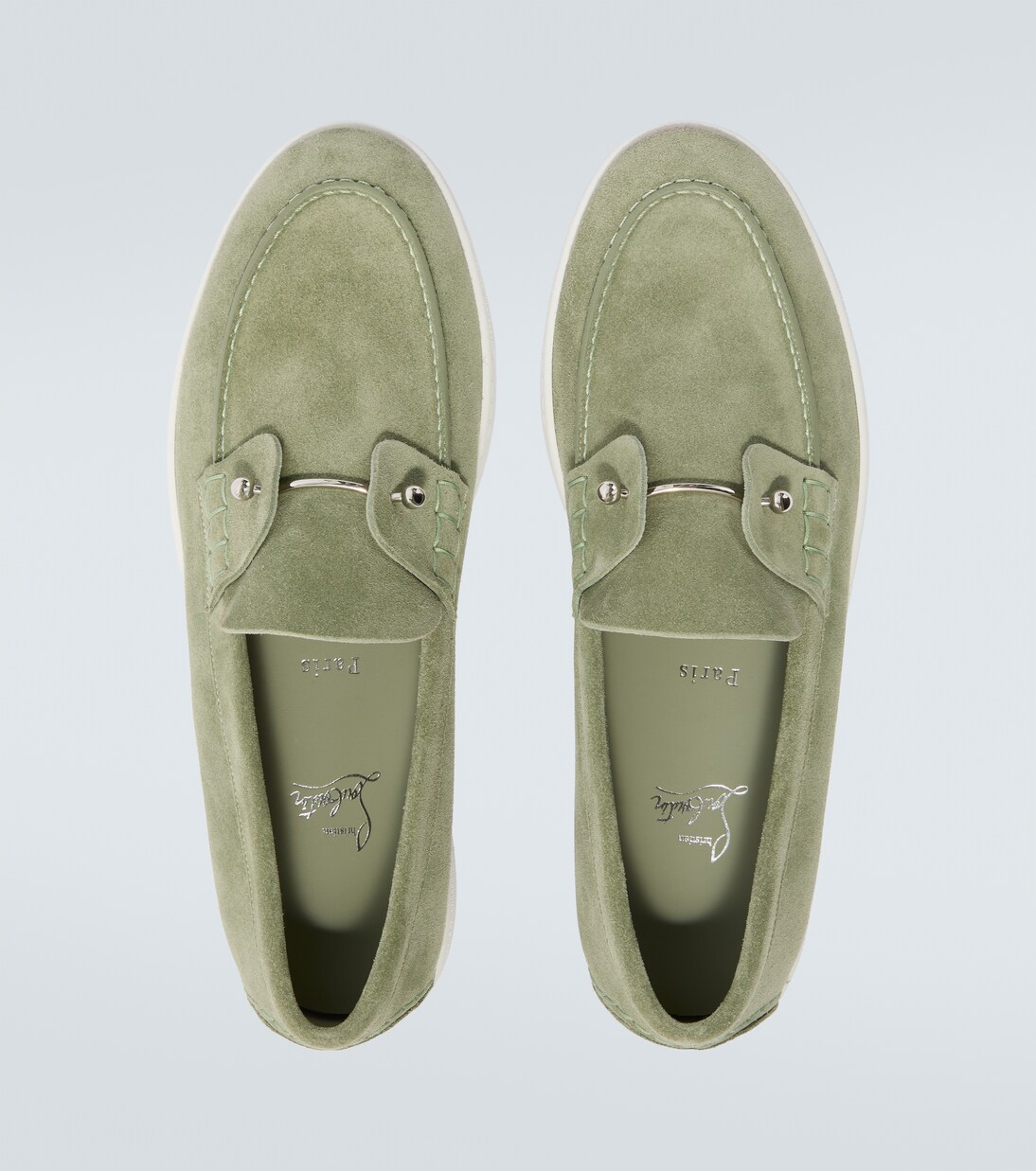 Chambeliboat suede slip-on shoes | Christian Louboutin