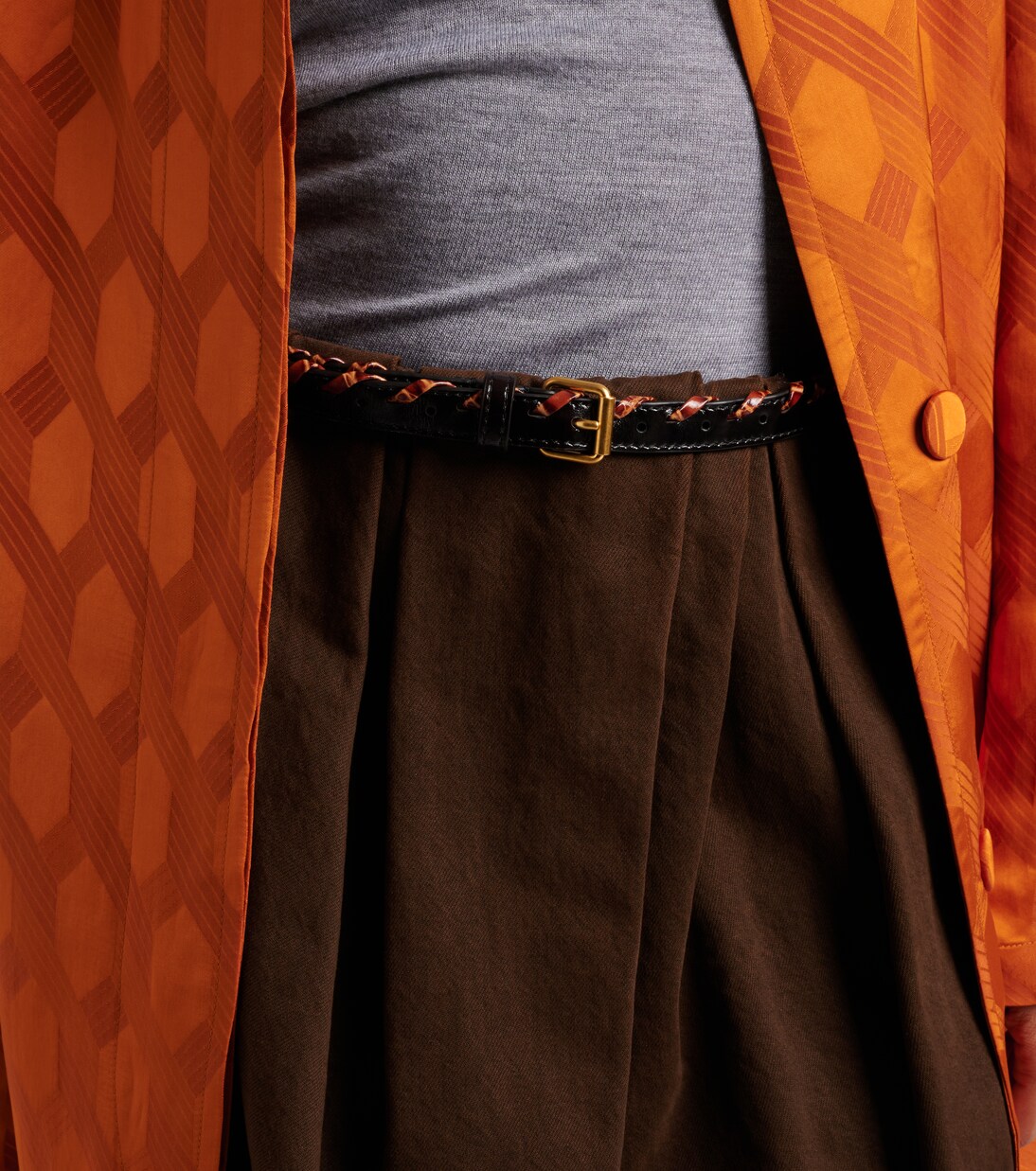 Braided leather belt | Dries Van Noten
