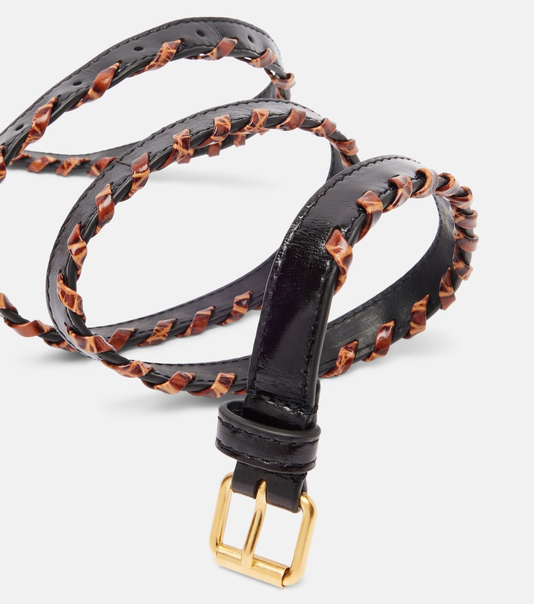Braided leather belt | Dries Van Noten