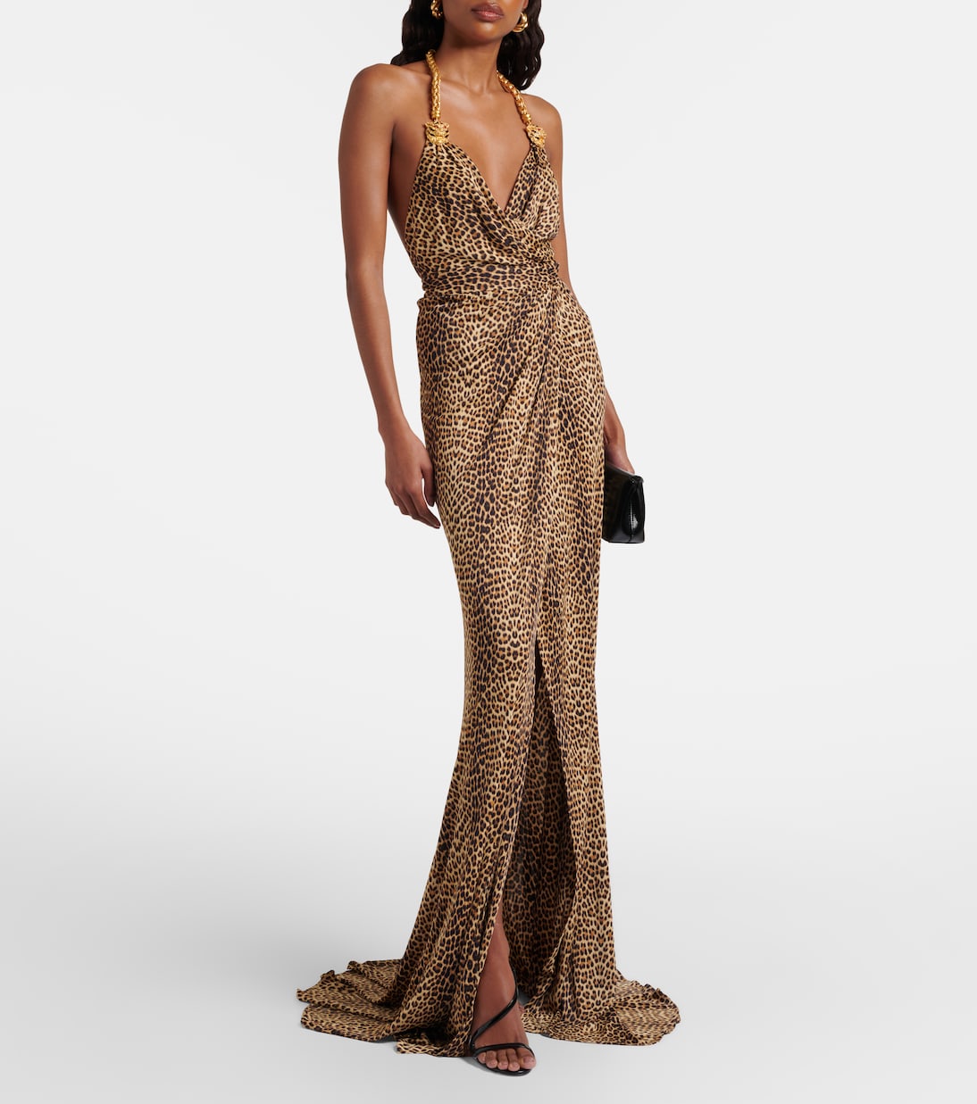 Embellished open-back gown | Roberto Cavalli