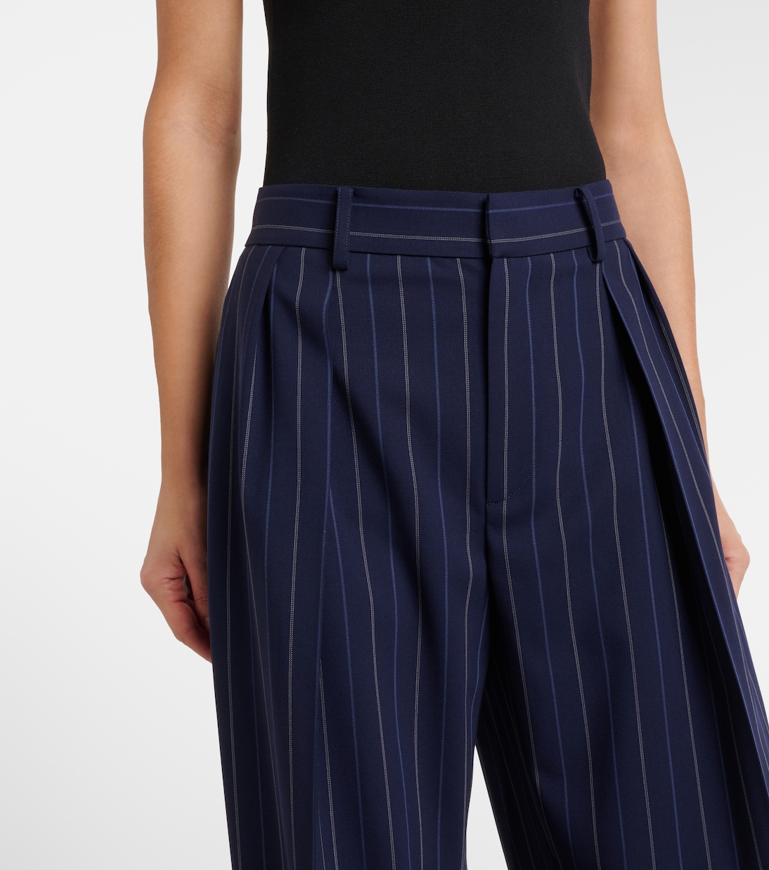Pantaloni Jody in lana a gamba larga | Ralph Lauren Collection