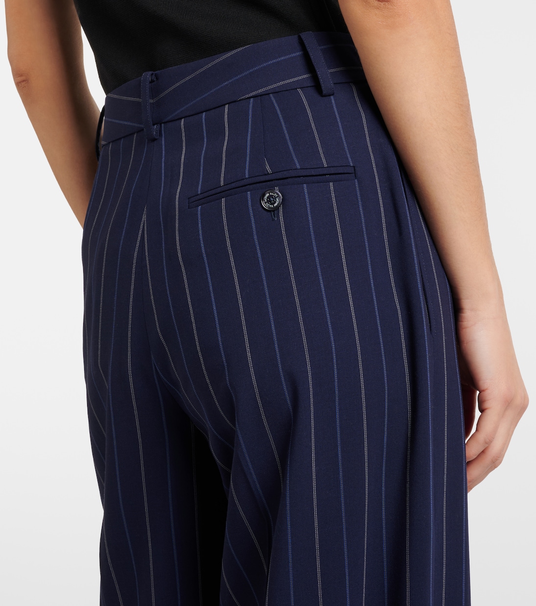 Pantaloni Jody in lana a gamba larga | Ralph Lauren Collection