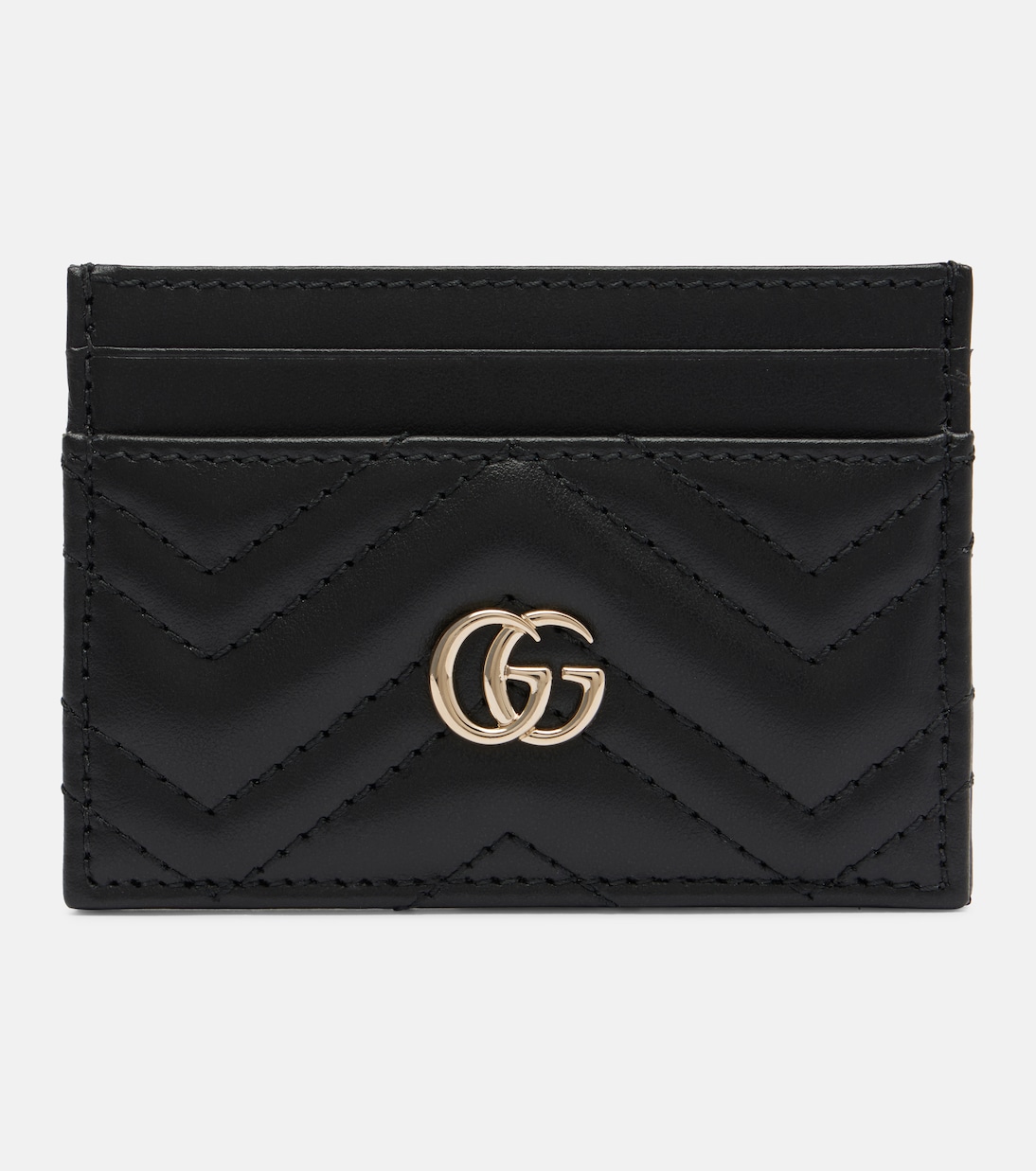 GG Marmont leather card holder | Gucci