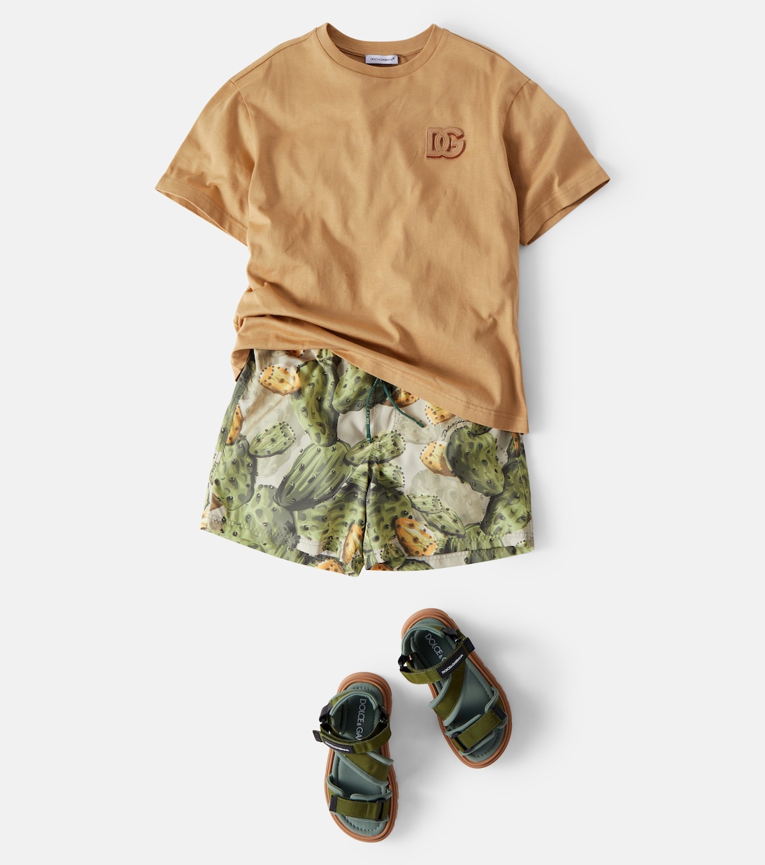 Printed swim trunks | Dolce&Gabbana Kids