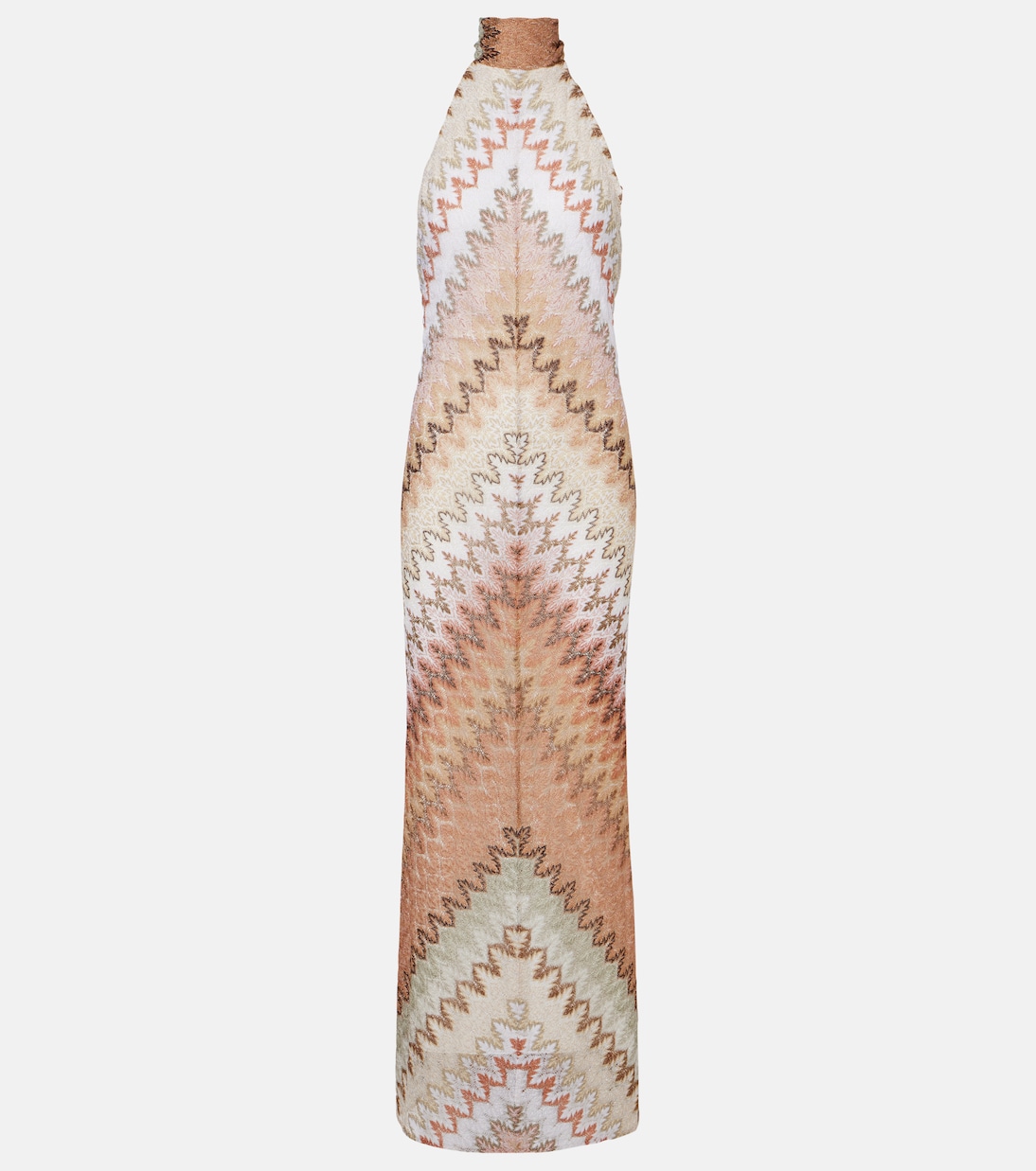 Halterneck lamé gown | Missoni