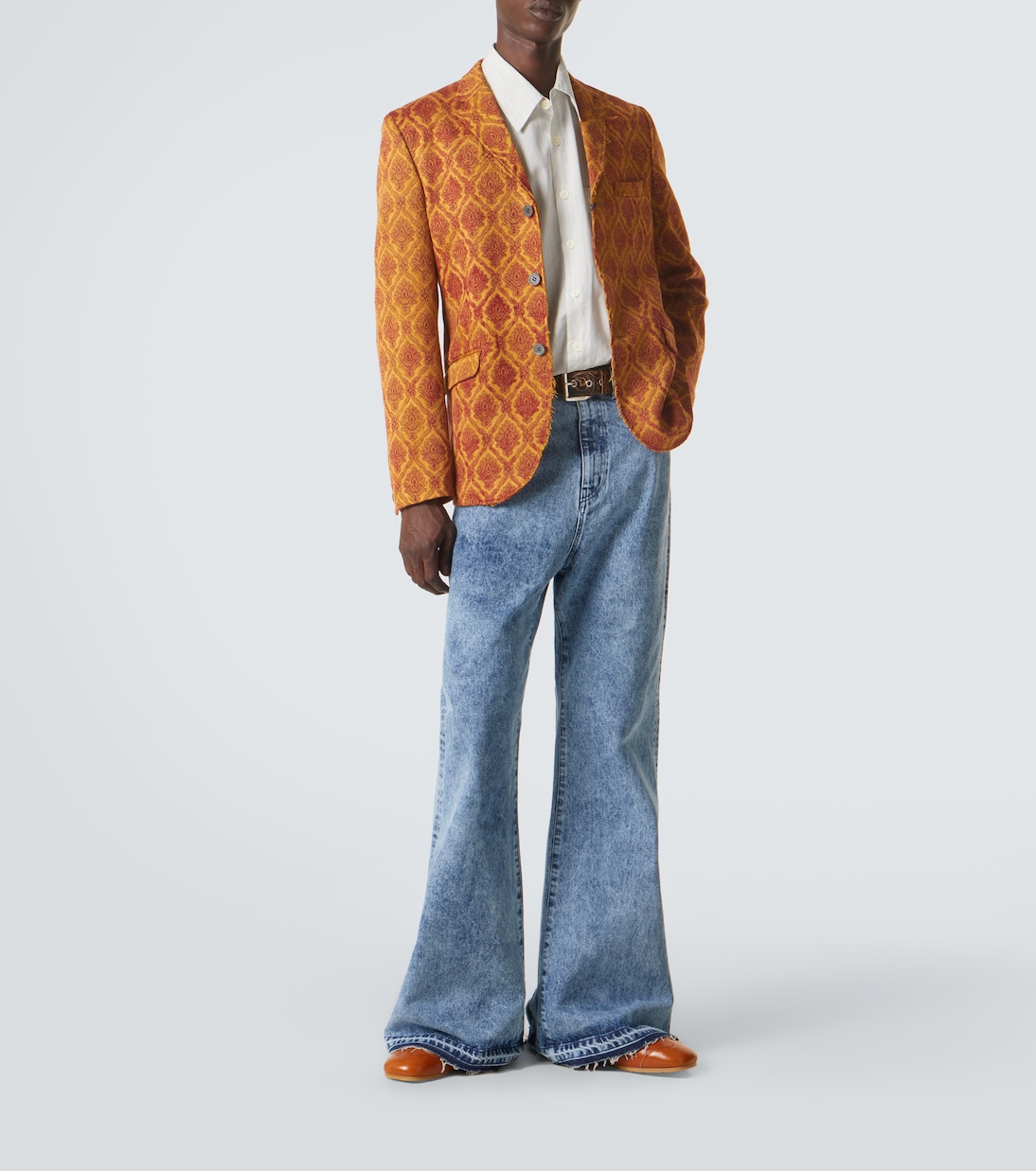 High-rise flared jeans | Junya Watanabe