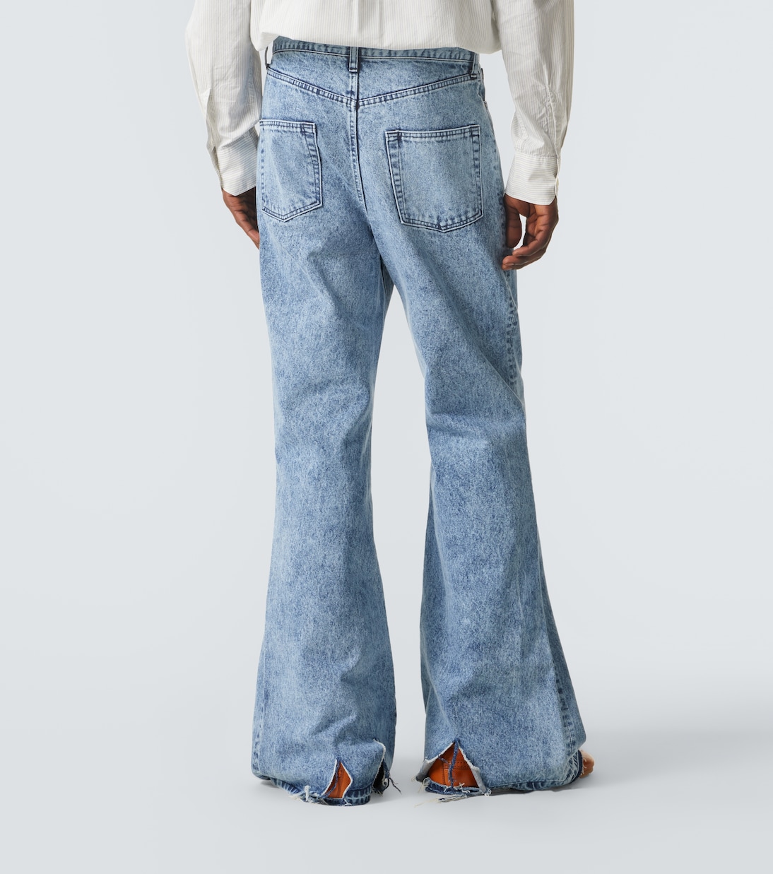 High-rise flared jeans | Junya Watanabe