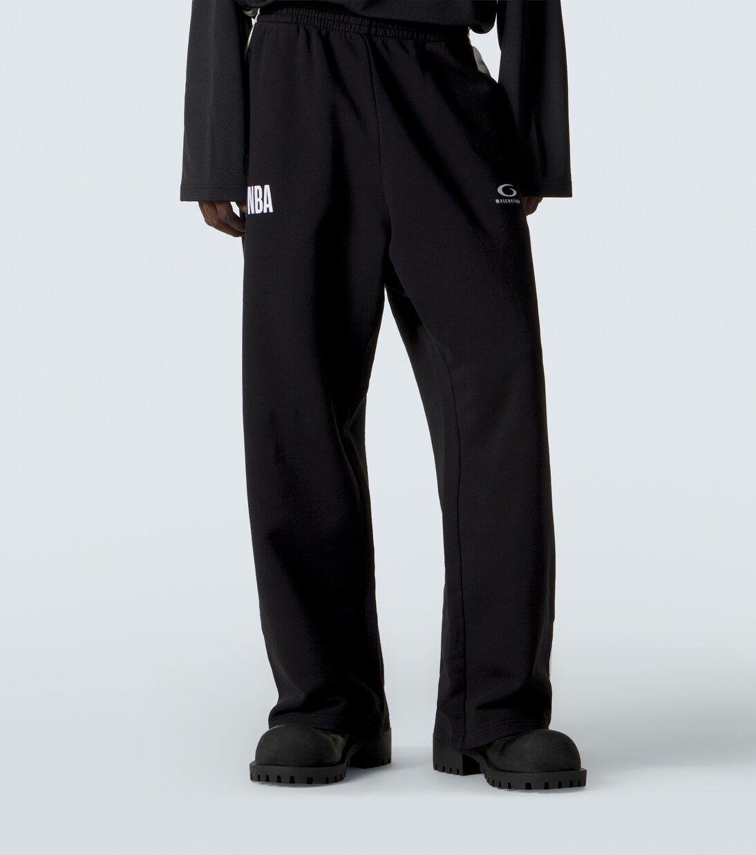 x NBA logo cotton fleece sweatpants | Balenciaga