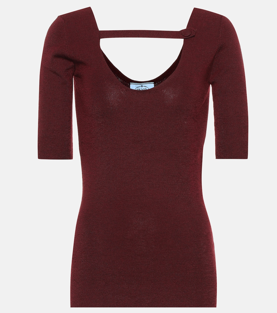 Top de cachemir y seda | Prada
