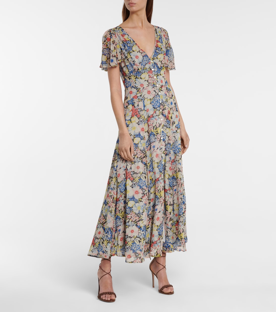 Floral midi dress | Polo Ralph Lauren