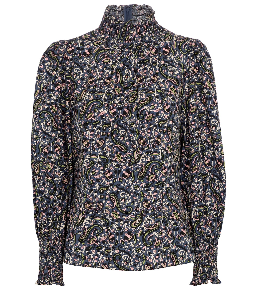 Gaia paisley cotton blouse | Veronica Beard