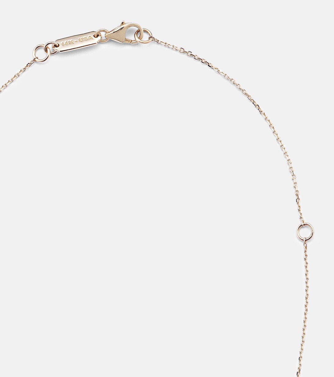 Collana Amalfi Blossom in oro giallo 14kt con diamanti, ispirata a Suzanne Kalan, perfetta per giovani alla moda.