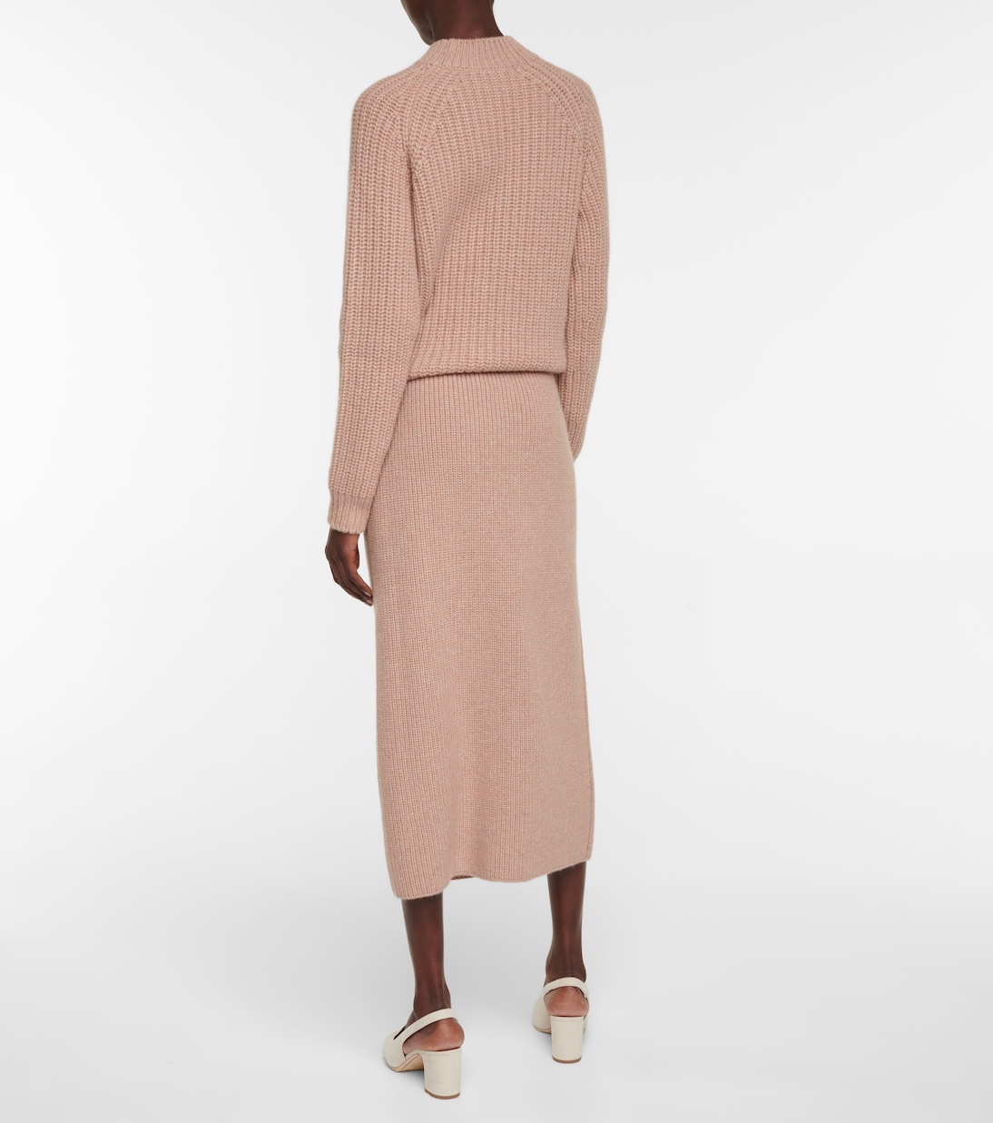 Jupe midi Gonna Davenport en cachemire | Loro Piana