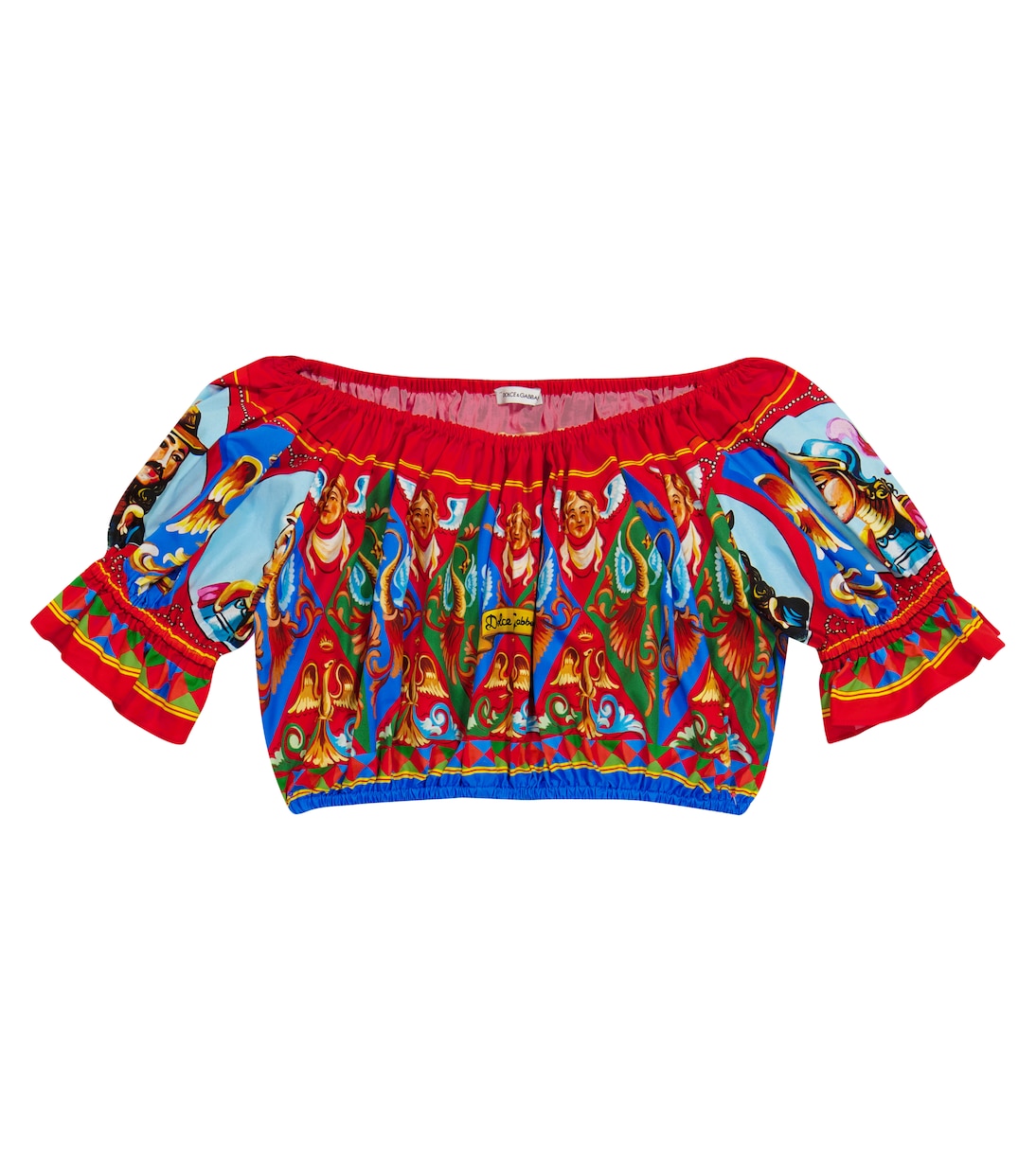Printed cotton top | Dolce&Gabbana Kids