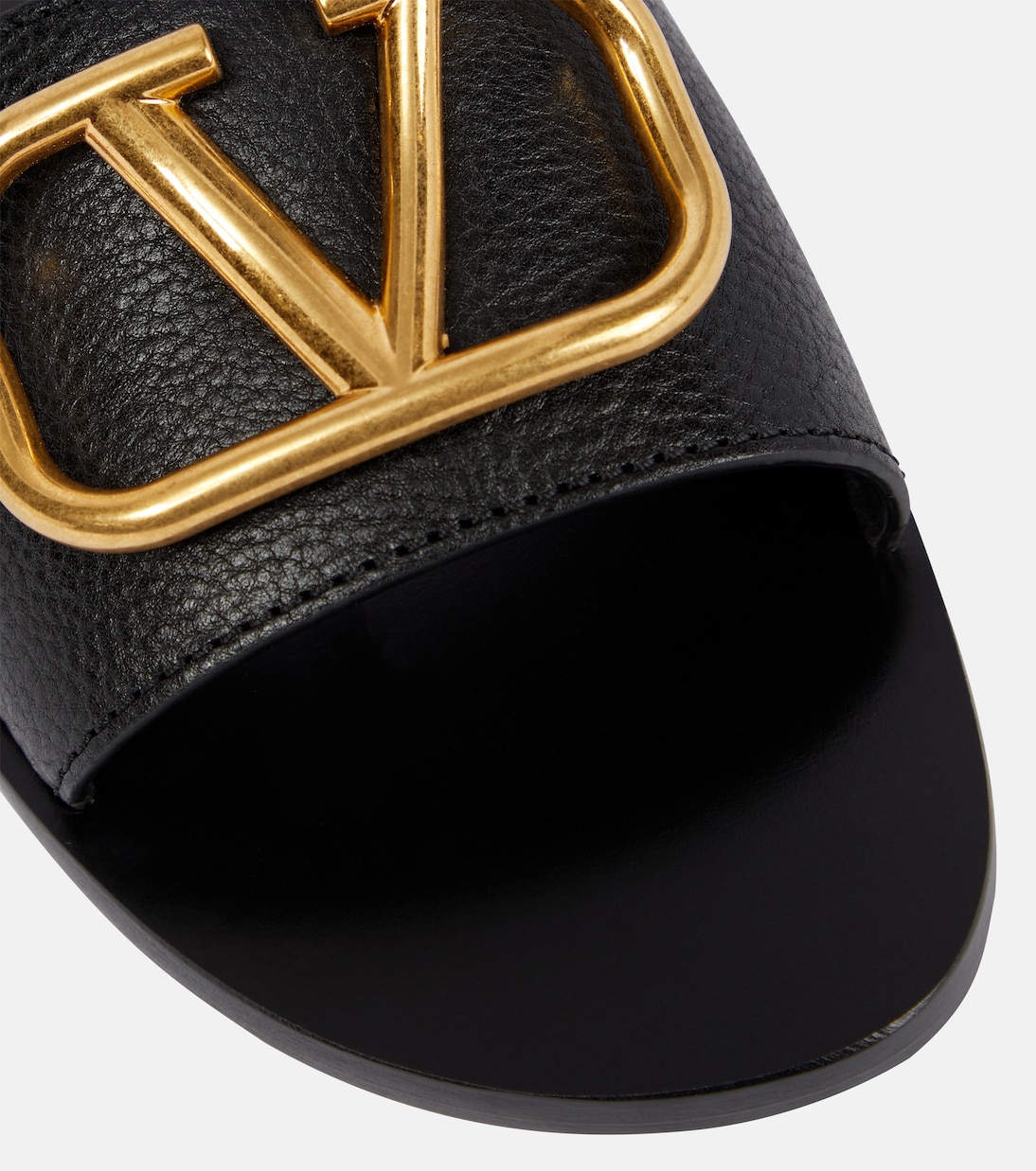 Pantoletten VLogo Signature aus Leder | Valentino Garavani