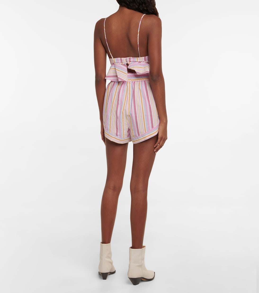 Shorts Thalia in cotone a righe | Isabel Marant