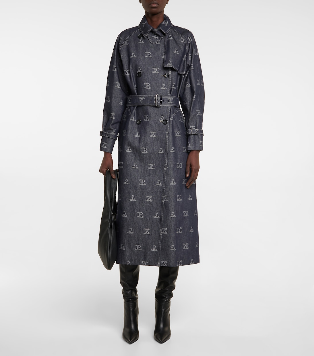 Mescal jacquard drill trench coat | Max Mara