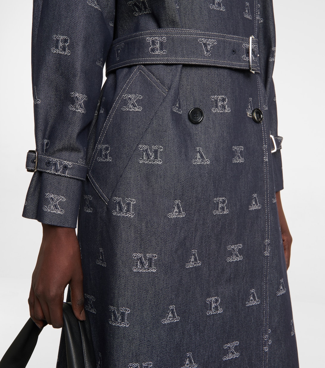 Mescal jacquard drill trench coat | Max Mara