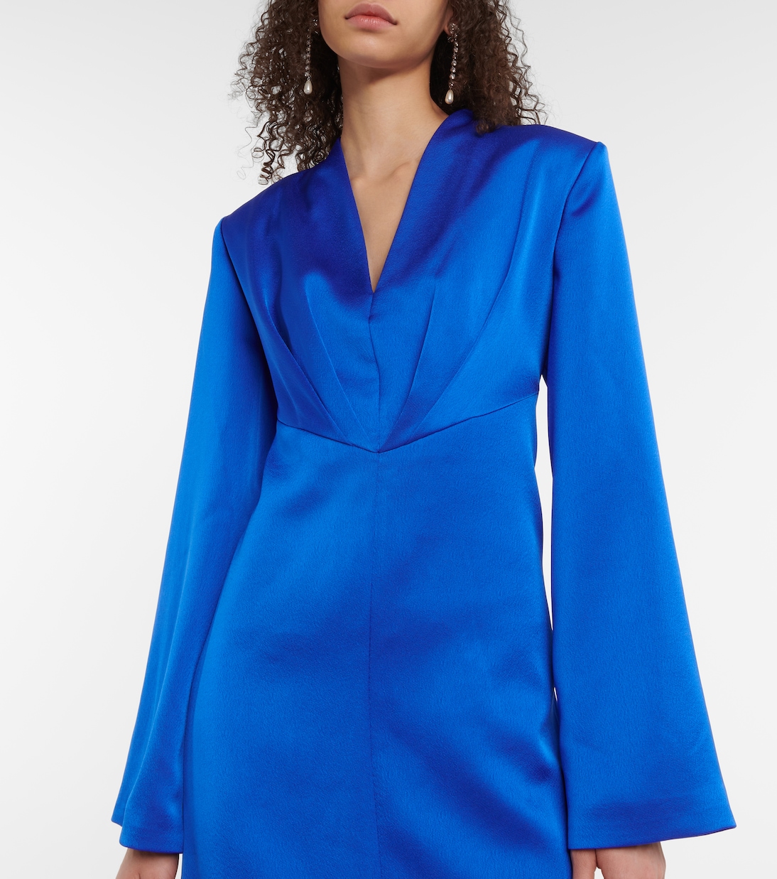 Robe longue en satin | Rasario