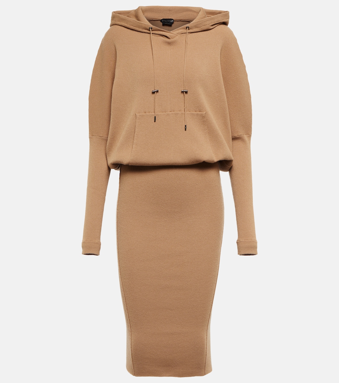 Robe à capuche en cachemire mélangé | Tom Ford