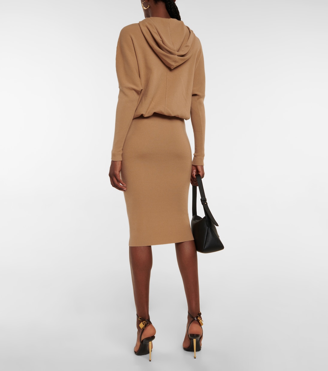 Robe à capuche en cachemire mélangé | Tom Ford