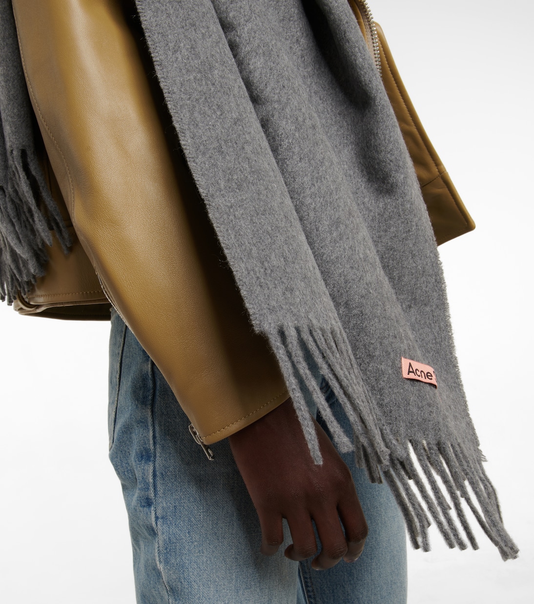 Sciarpa in cashmere slim ACNE STUDIES per giovani, stile Canada