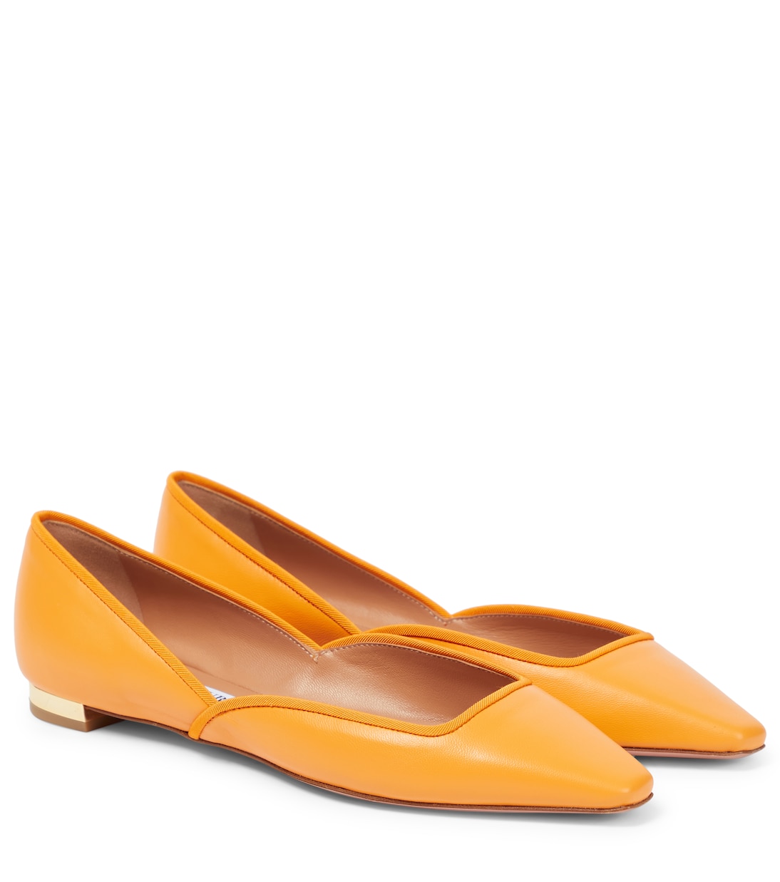 Maia leather ballet flats | Aquazzura