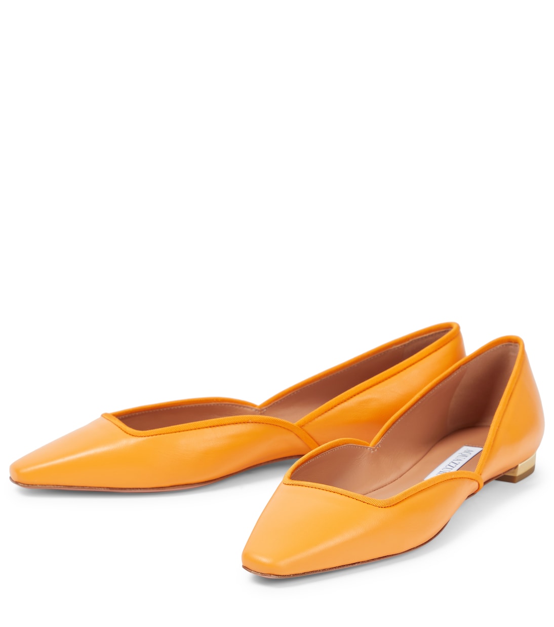 Maia leather ballet flats | Aquazzura