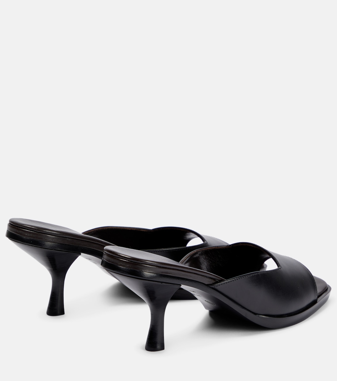 Pantoletten Lauren aus Leder | The Row
