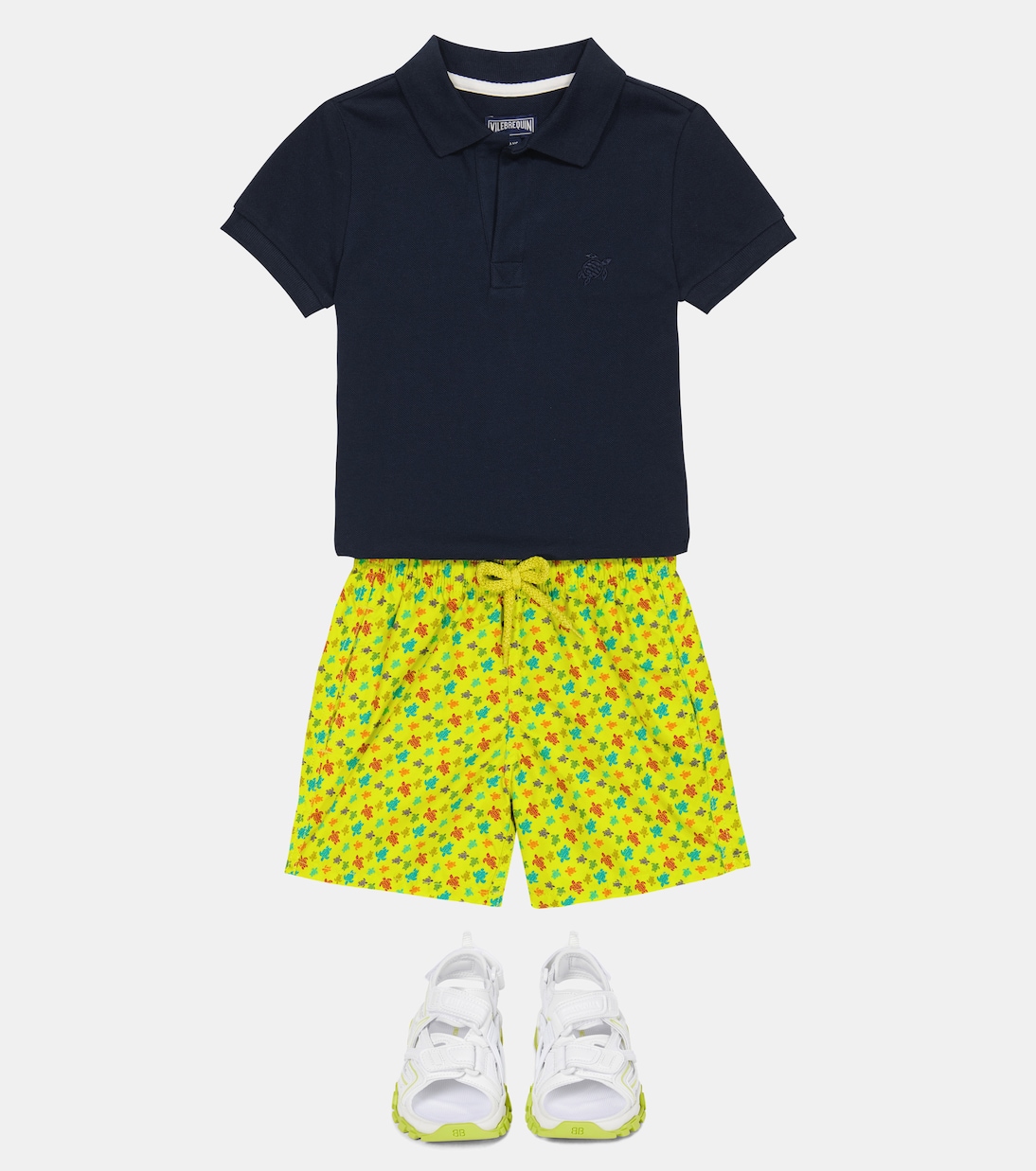 Bedruckte Badehose Jim aus Twill | Vilebrequin Kids