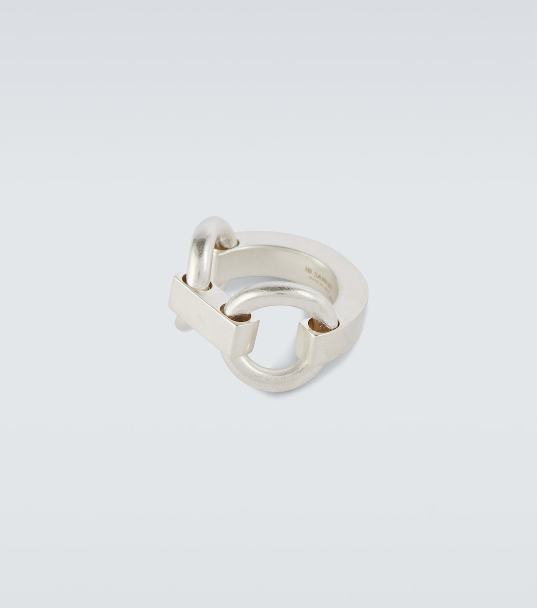 Anello a catena in argento sterling | Jil Sander