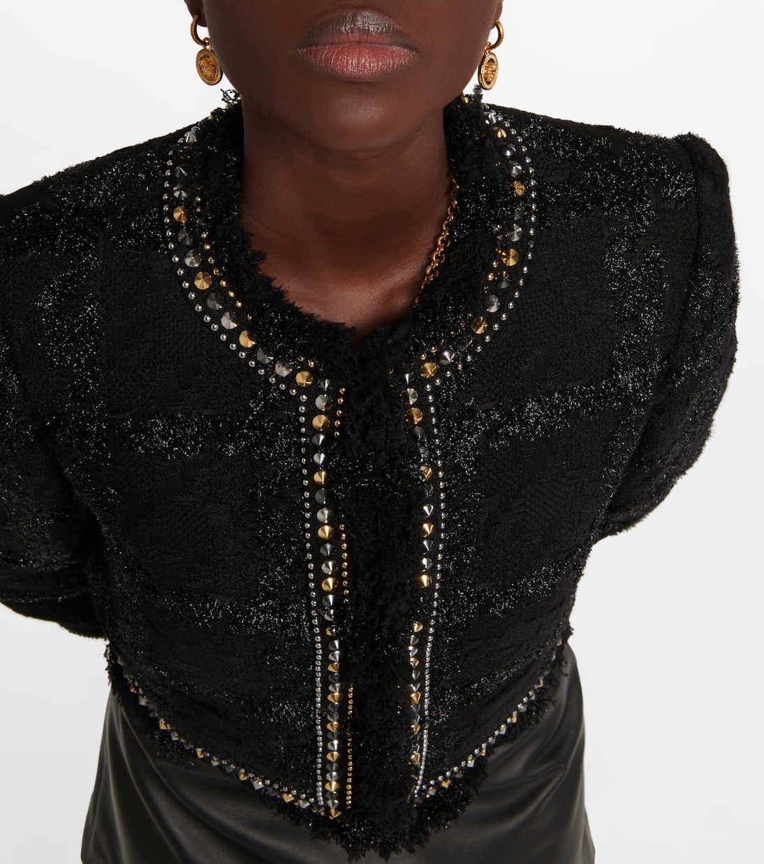 Verzierte Jacke aus Tweed | Versace