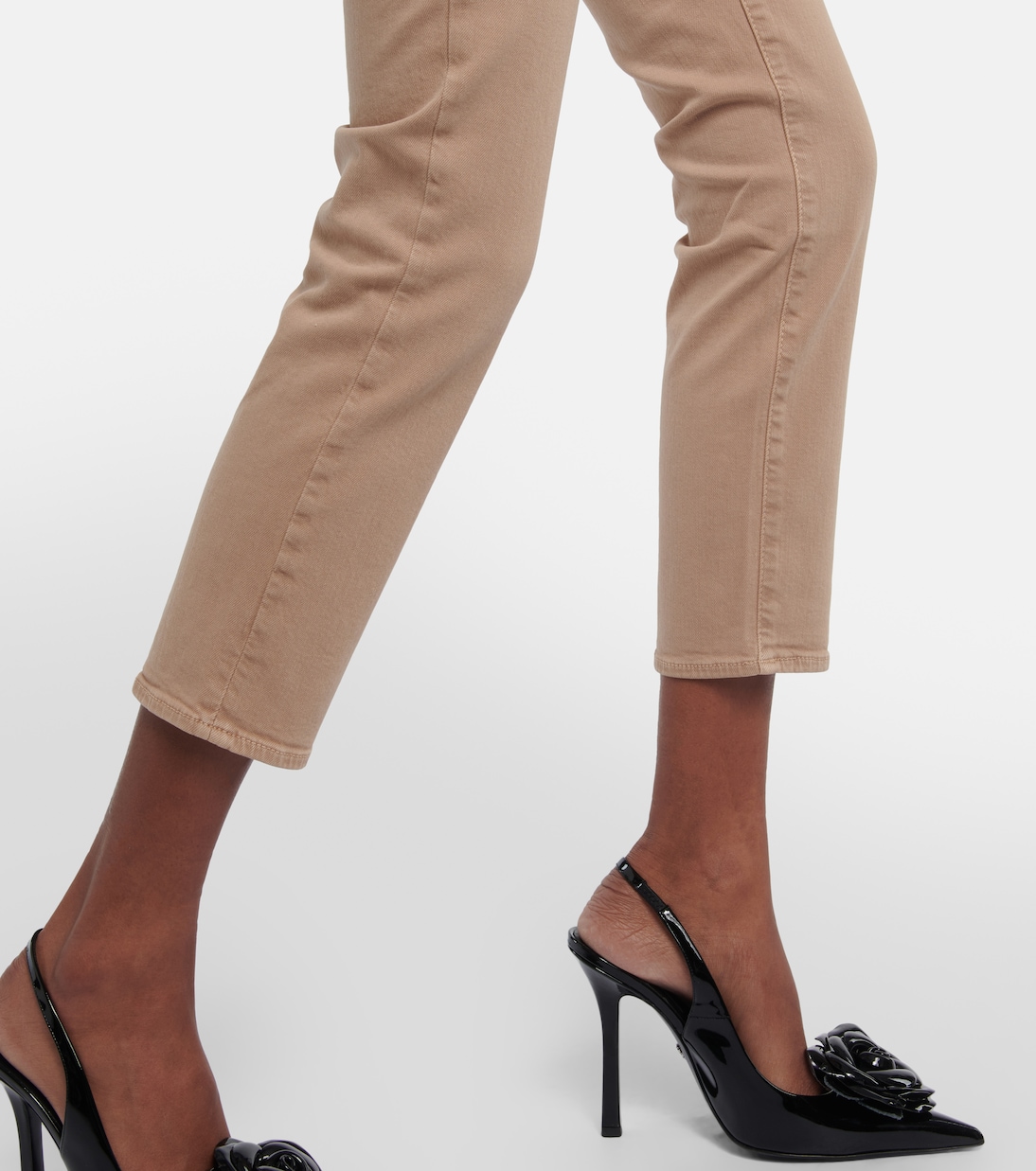 Jeans ajustados Roxanne de tiro medio | 7 For All Mankind