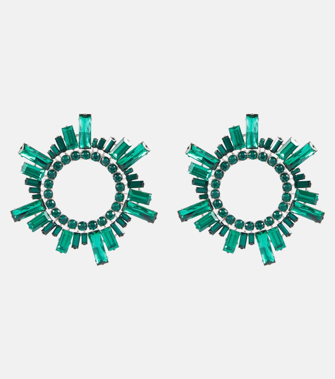 Boucles d’oreilles Begum à cristaux | Amina Muaddi