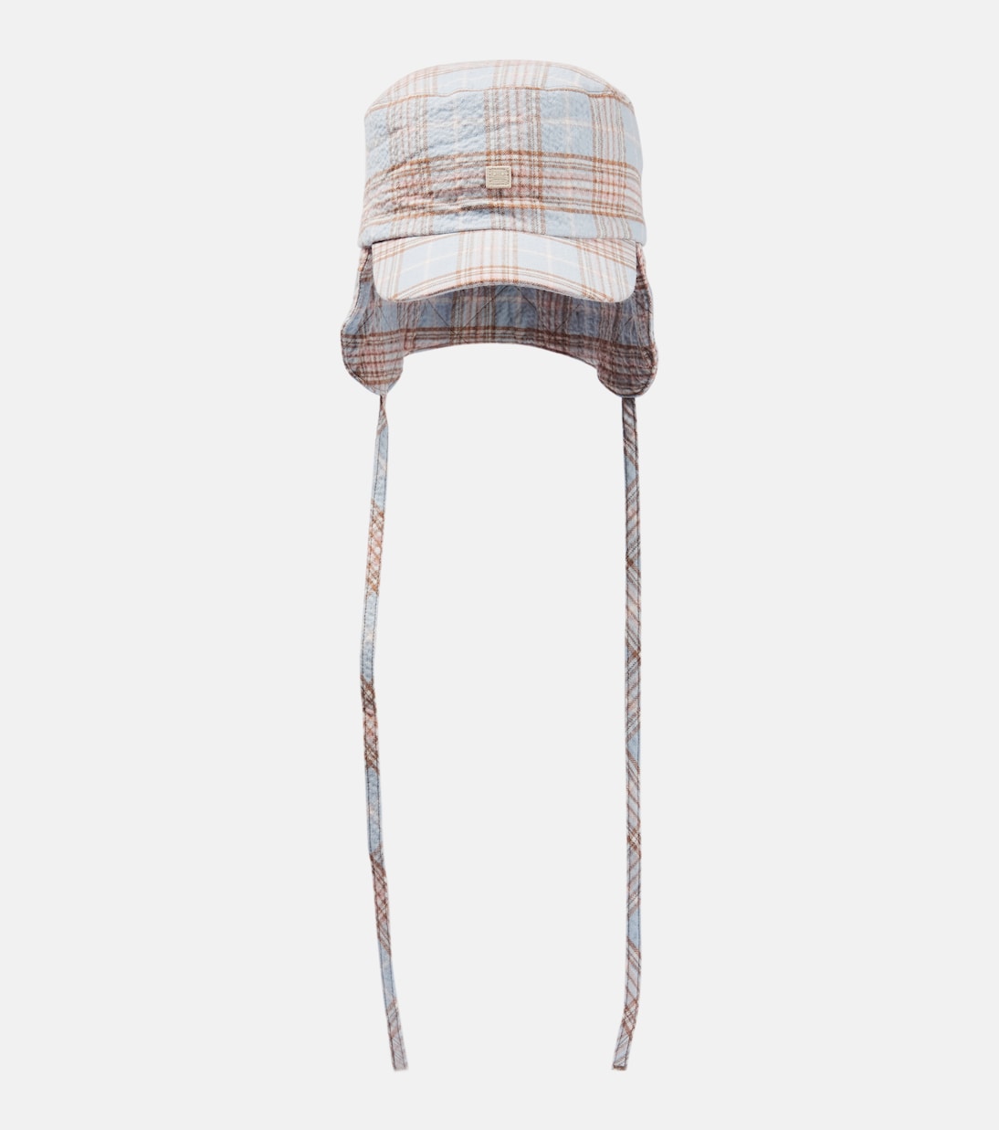 Cappello trapper in seersucker | Acne Studios