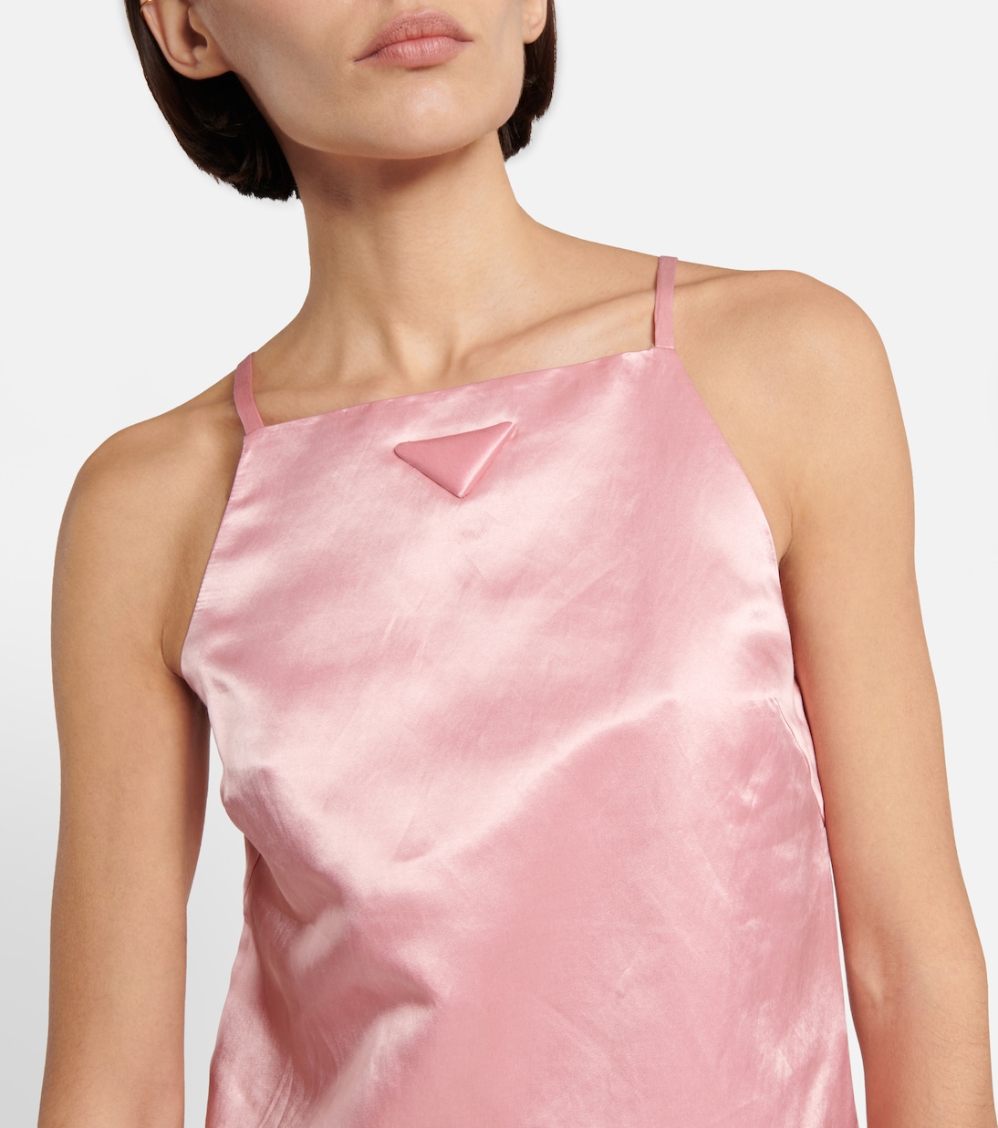 Cupro-blend minidress | Prada