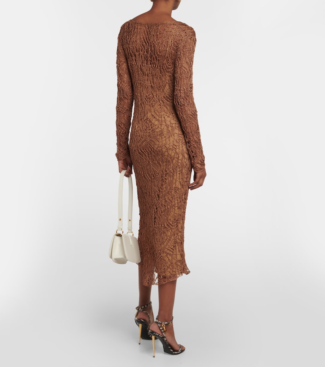 Layered knit midi dress | Tom Ford