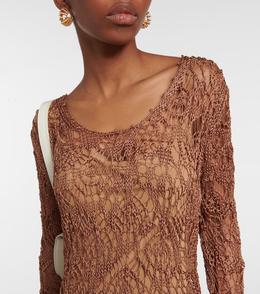 Layered knit midi dress | Tom Ford