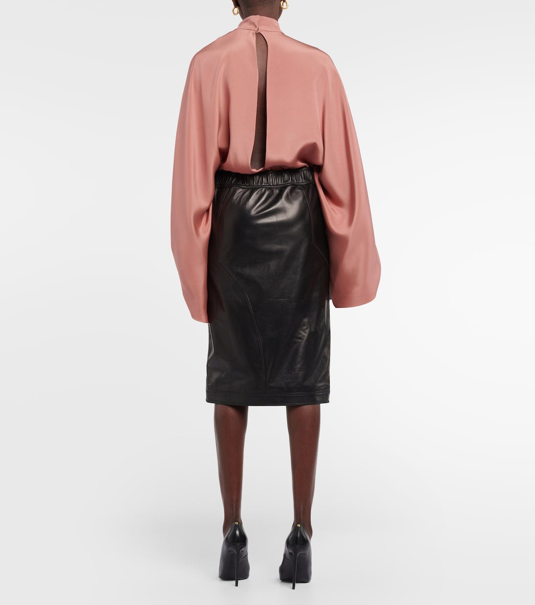 Falda midi de piel | Tom Ford
