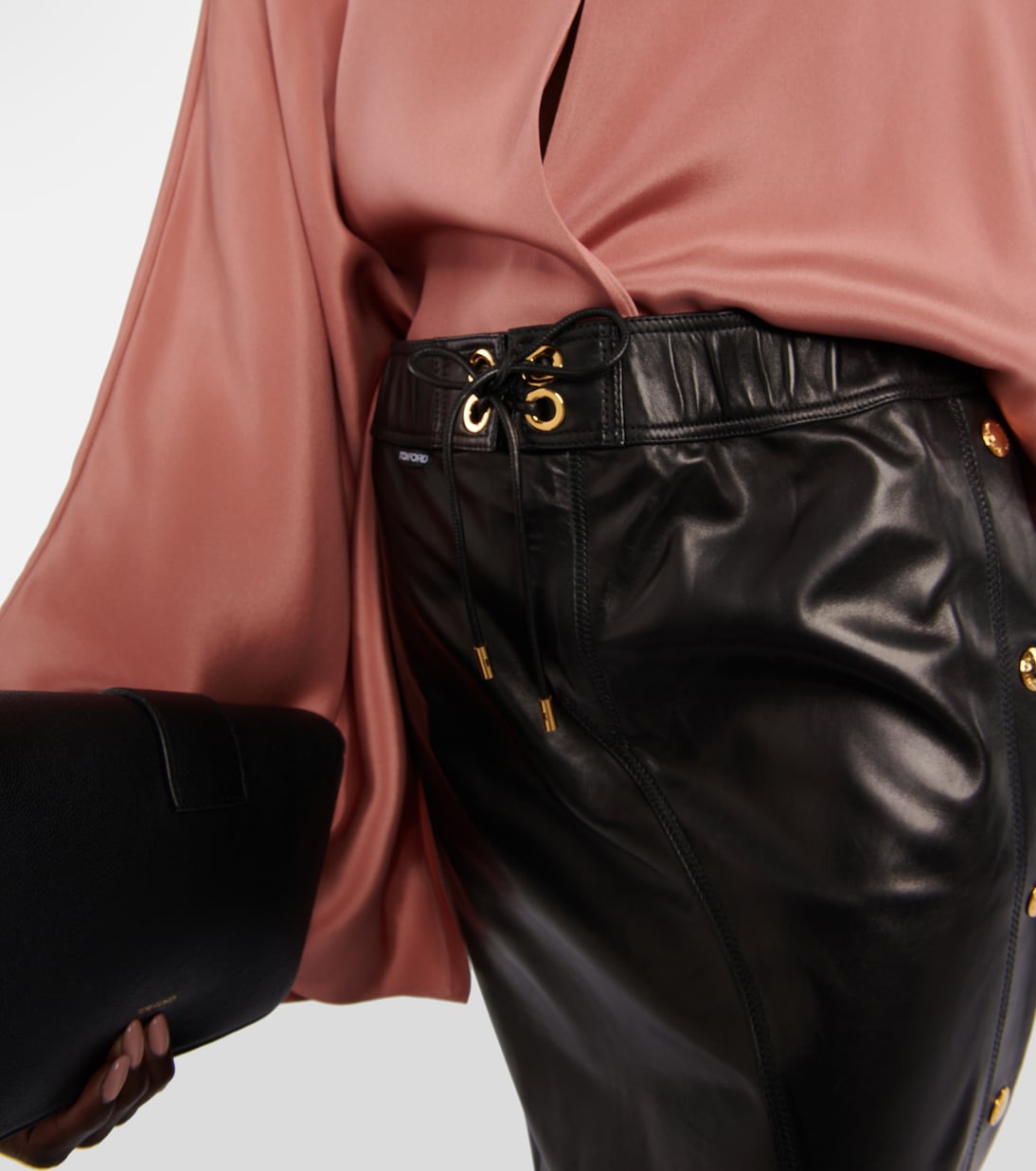 Falda midi de piel | Tom Ford