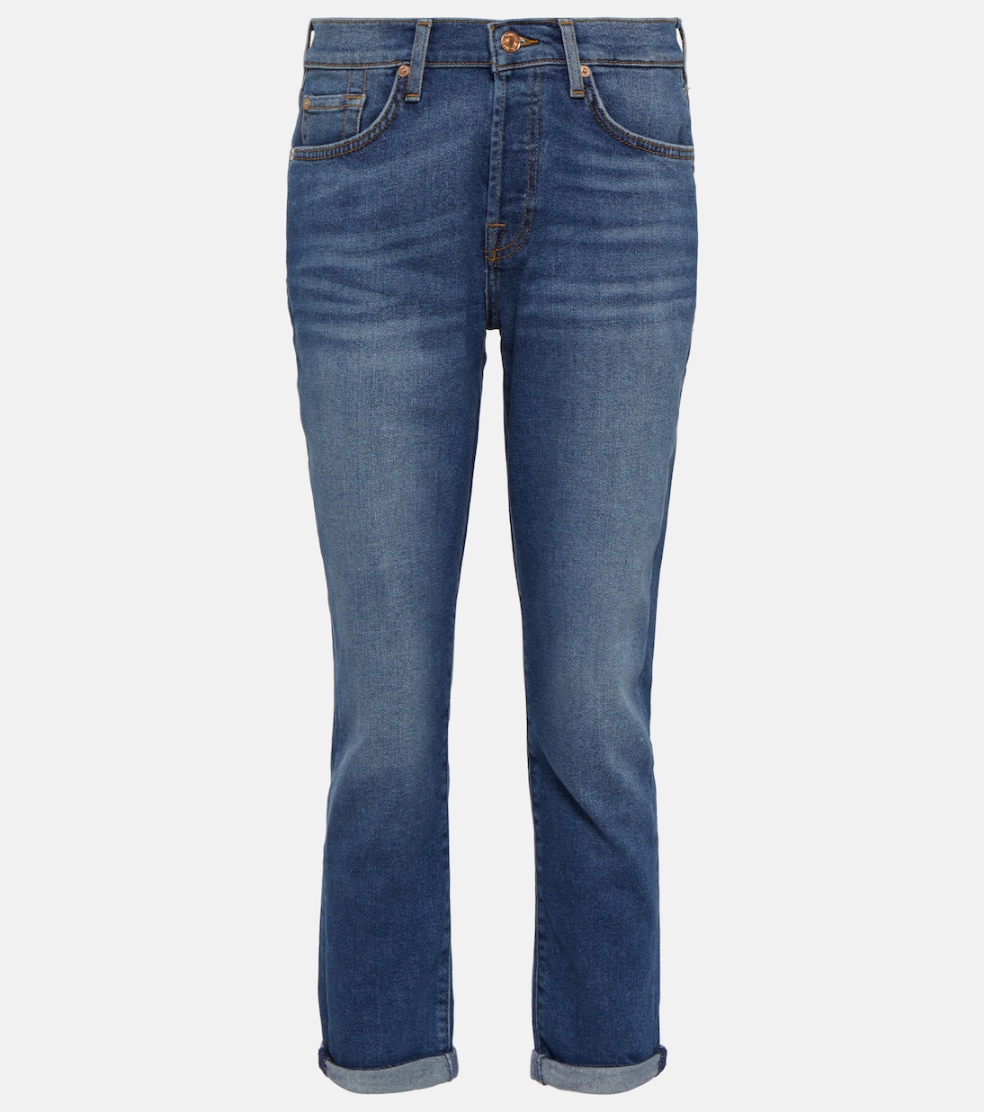 Josefina mid-rise slim jeans | 7 For All Mankind