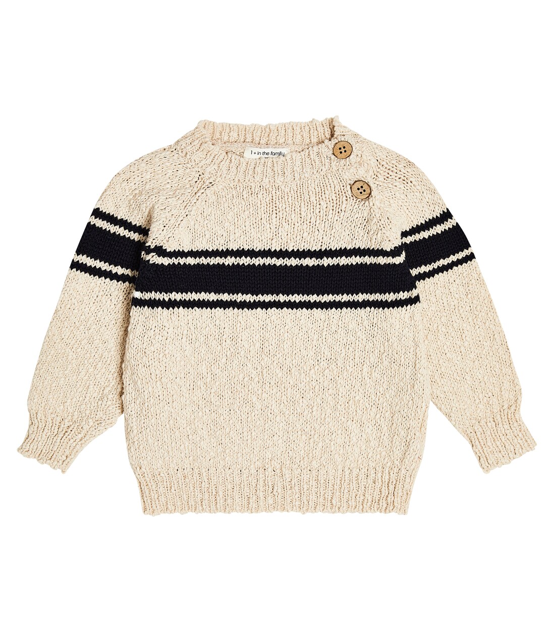 Baby - Pullover Pau in lino e cotone | 1 + in the Family