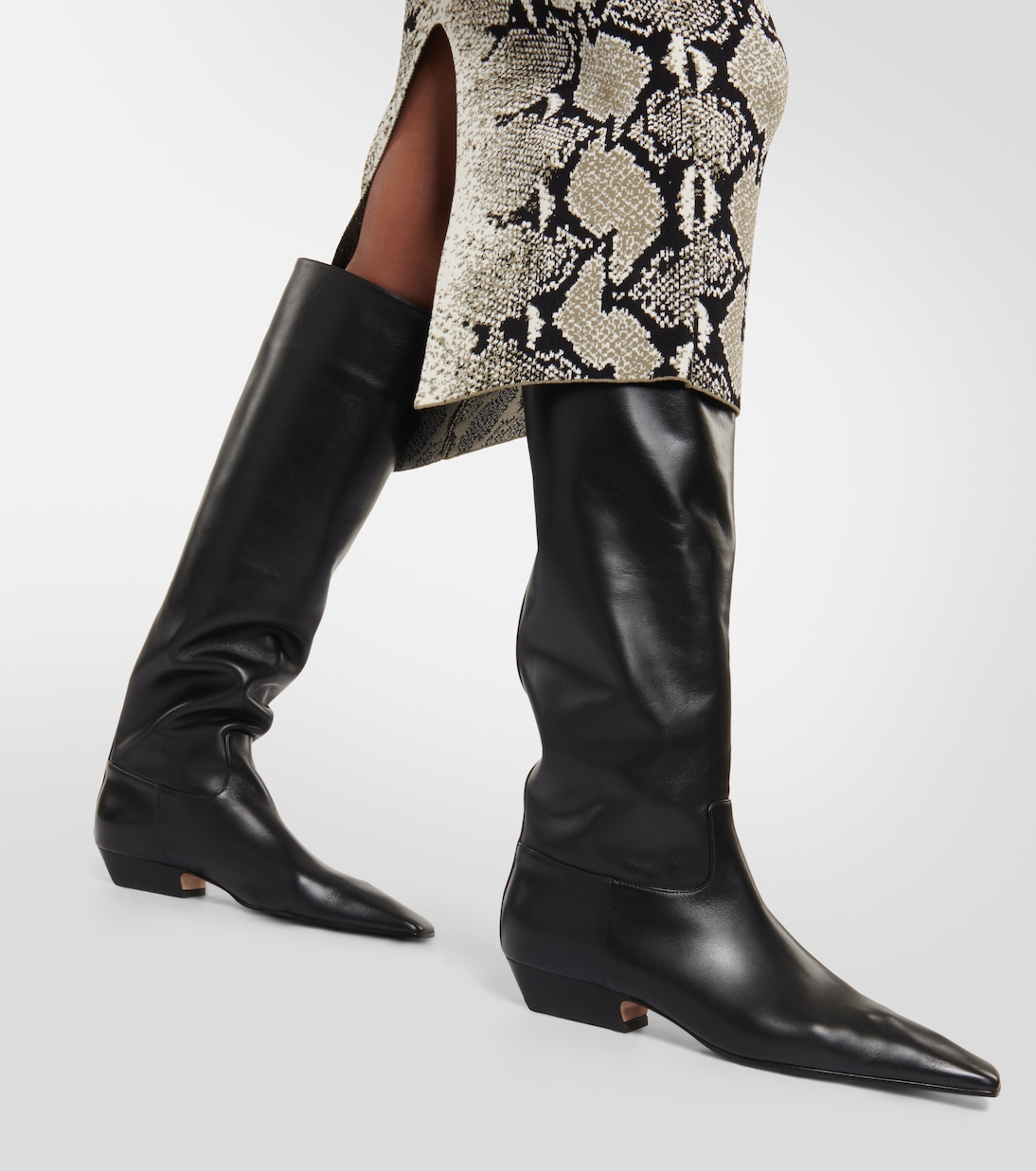 Botas altas Marfa de piel | Khaite