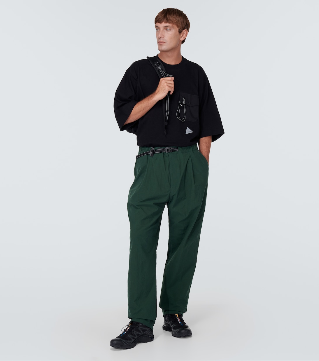 Hose Nylon Chino Tuck | And Wander