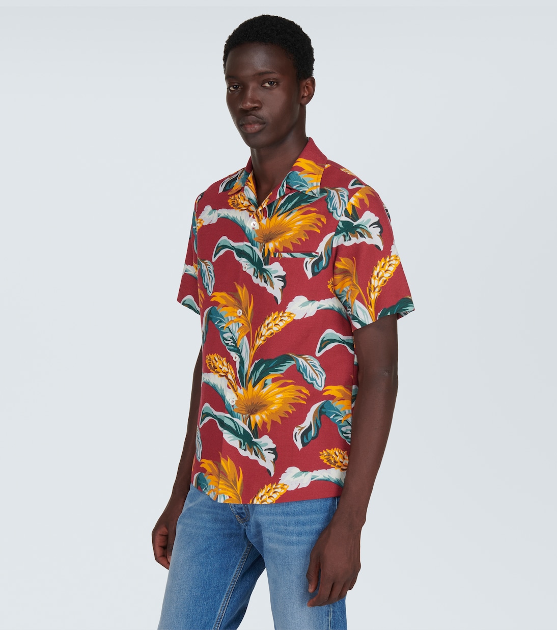 Camicia bowling in lino e cotone | Maison Margiela