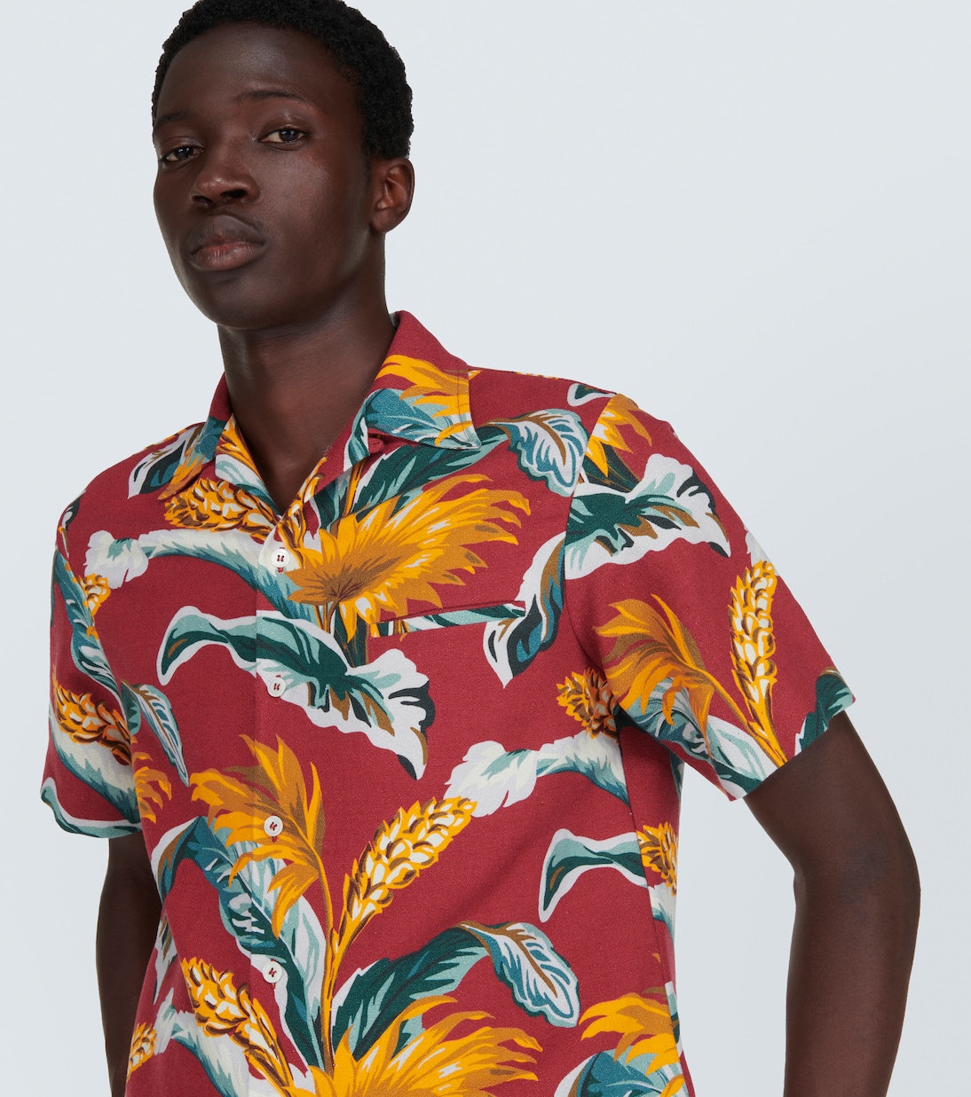 Camicia bowling in lino e cotone | Maison Margiela