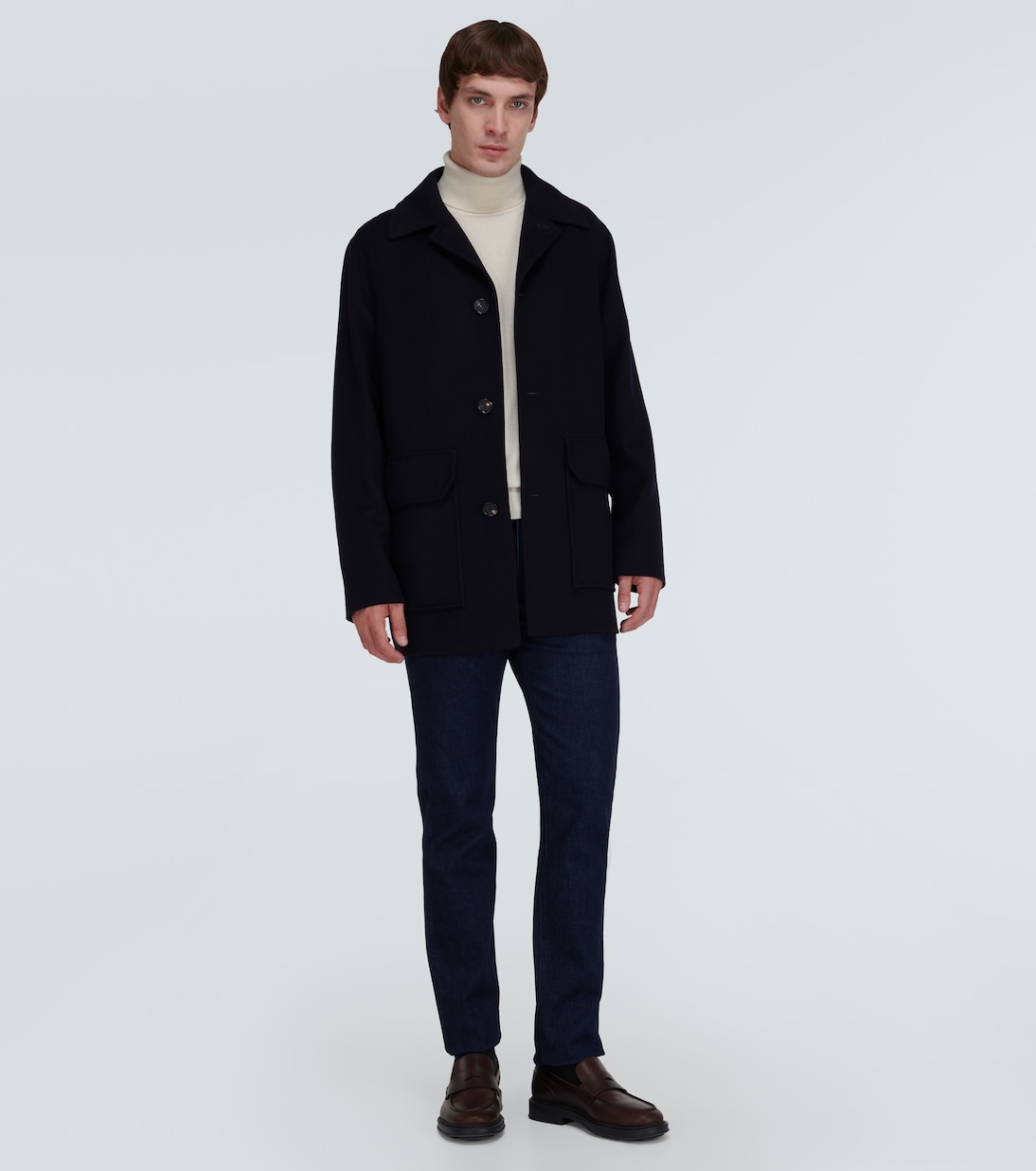 Cashmere turtleneck sweater | Loro Piana